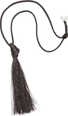 Alysi Long Fringed Necklace - Dames - Kettingen - Bruin - ONE Size - Accessoires