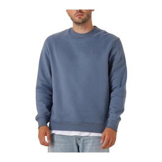 Tommy Jeans Heren, Truien, Blauw, Maat: M Katoen