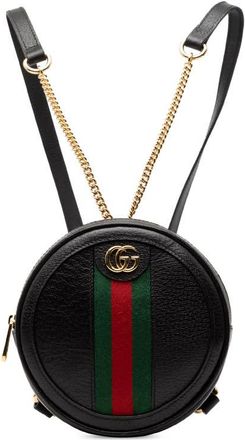 Gucci Pre-owned Gucci Mini Leather Round Ophidia Backpack Ladies 598661 493075