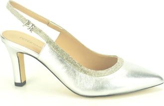 Peter Kaiser Zilveren Stras Stijlvolle Schoenen - Dames - Pumps - Grijs - 38 EU - Schoenen