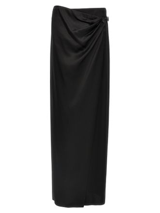 Tom Ford Black Silk Mini Womens Skirt