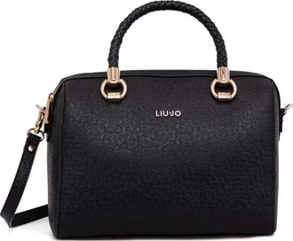 Liu Jo Borsa a tracolla con manico intrecciato - Nero