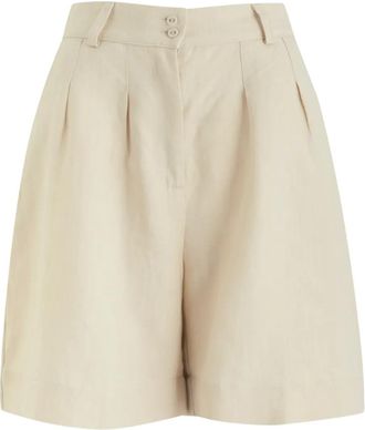 Casa Raki Shorts Cristina in lino - Toni neutri