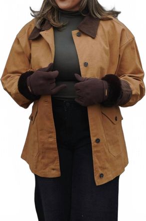 Very J Barn Jacket In Brown