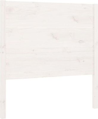 vidaXL Cabecero madera maciza de pino blanco 106x4x100 cm vidaXL