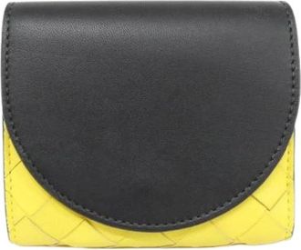 Bottega Veneta Pre-owned Leren Portemonnee - Heren - Vintage Accessoires - Veelkleurig - ONE Size - Leer - Vintage