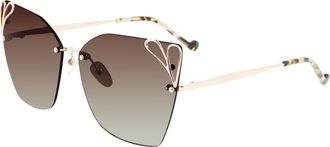 Liu Jo LJ150S 722 Mens Sunglasses Gold Size 62