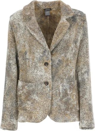 Avant Toi Dames, Jassen, Beige, Maat: S Wol