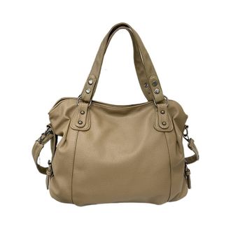 Generic Compatible For Womens Spacious Shoulder Bag, Large Capacity Commuter Handbag, Crossbody(Khaki)