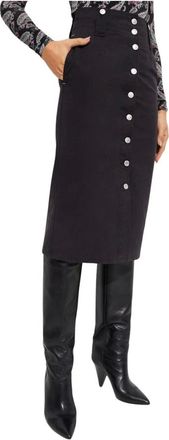 Isabel Marant Dames, Rokken, Zwart, Maat: XS Katoen