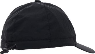Stone Island Boys Baseball Cap Black Fabric Polyamide Hat