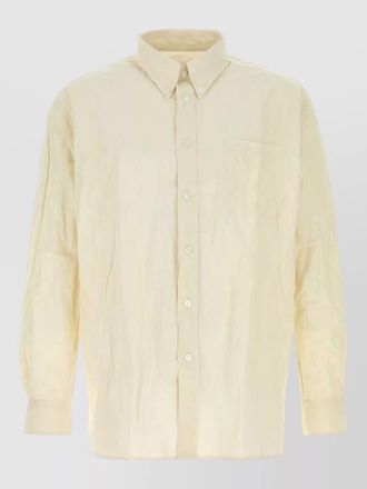 Willy Chavarria poplin shirt button down collar pocket
