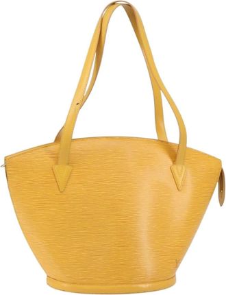 Louis Vuitton Saint Jacques Epi Leather Yellow Leather Handbag (Pre-Owned)