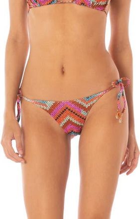 Maaji Tide Reversible Bikini Bottoms in Pink at Nordstrom Rack, Size Large