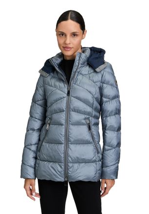 Gil Bret Winterjacke GIL BRET, Damen, Gr. 40, real teal, Steppware, Obermaterial: 100% Polyester, unifarben, regular fit taillenbedeckt, gerader Abschluss, Jac