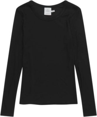 Munthe Long Sleeve T-Shirt - Dames - Longsleeves - Zwart - S - Tops