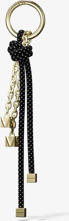Michael Kors Gold-Tone and Speckled Cord Bag Charm