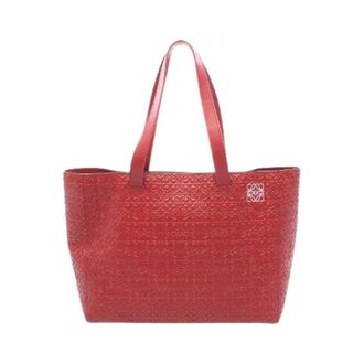 Loewe Pre-owned Tote Bags, female, Red, Size: ONE SIZE Pre-owned Leather Tote