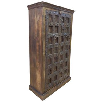 Wanderlust Deco Armario de madera artesanal 100-120x46x170-190h cm