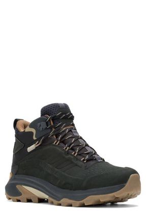 Merrell Moab Speed 2 Waterproof Hiking Boot in Black at Nordstrom, Size 11.5