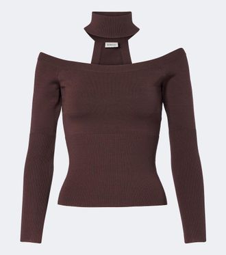 SIMKHAI Lila off-shoulder sweater