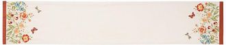Lenox Butterfly Meadow Fall Embroidered Table Runner
