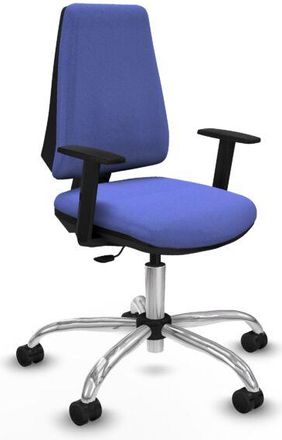 Piqueras y Crespo Piqueras Y Crespo - Elche Cp Bali Azul Claro Brazos 1d Base Cromada Ruedas Nailon 65mm