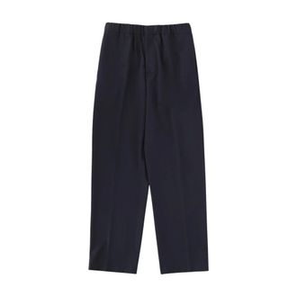 Lardini Broeken, Heren, Blauw, L, Wol, Rechte broek