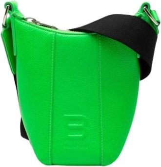Balenciaga Pre-owned Cross Body Bags, female, Green, Size: ONE SIZE Pre-owned Leather Cross Body Bag