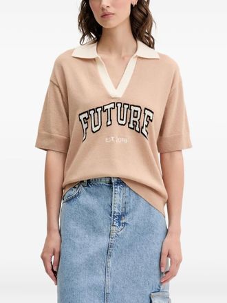 From Future Trui met kraag - Beige