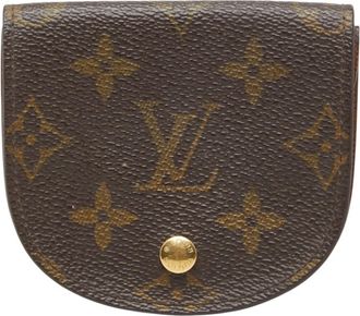 Louis Vuitton Brown Pvc Leather Coin Purse/Coin Case (Pre-Owned)