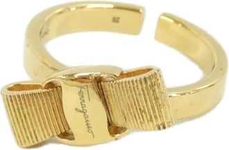 Ferragamo Gold Band Ring (Pre-Owned)