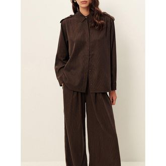 Sessun Shirt met lange mouwen, fijne strepen, schouderbandjes, GINNIE