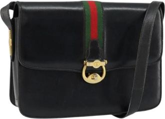 Gucci Pre-owned Cross Body Bags, female, Black, Size: ONE SIZE Pre-owned Shoulder Bag