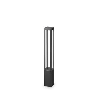 Netlighting Tifone LED Outdoor Tall Bollards Anthracite IP65 3000K in Black