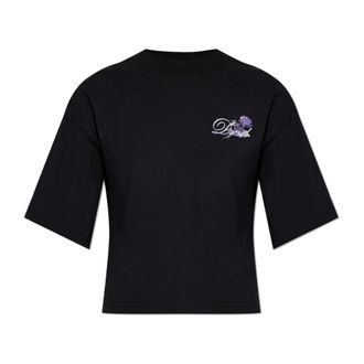 Diesel T-Shirts, female, Black, Size: 2XS T-Cropyn T-Shirt