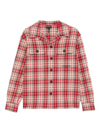 Emporio Armani Wool Checked Shirt