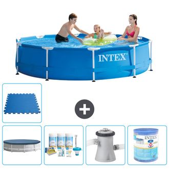 Intex Piscina Con Estructura Redonda - 305x76 Cm - 7-piezas S31475