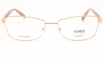 Jones New York VJON502 Rectangular Metal Eyeglasses - Rose Gold