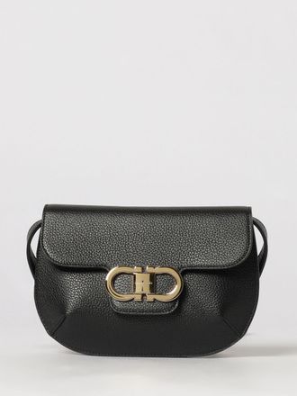 Ferragamo Borsa Gancini in pelle a grana