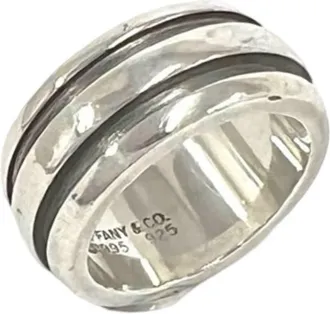 Tiffany & Co. Silver Silver 925 Band Ring (Pre-Owned)