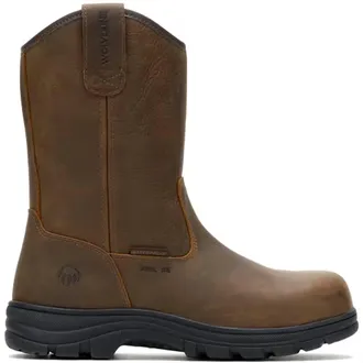 Wolverine Mens Carlsbad Wellington Safety Boots In Sudan Brown