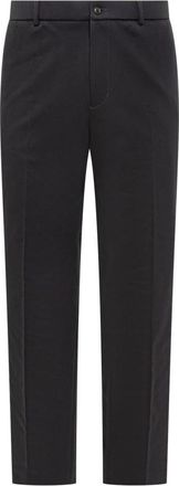 Moncler Blue Tailored Flat Front Pants