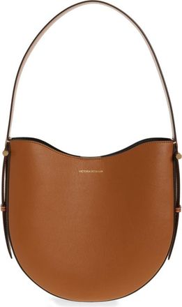 Victoria Beckham Medium Dia Leather Hobo Bag in Light Tan at Nordstrom