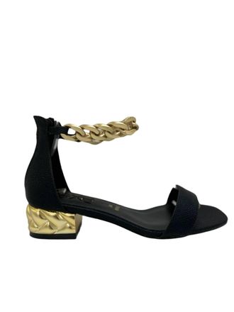 Ex&eacute; Womens Katy Chain Sandal In Black