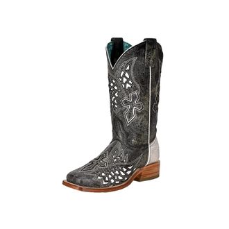 Corral Boots A4333 Black / White A4333 Womens
