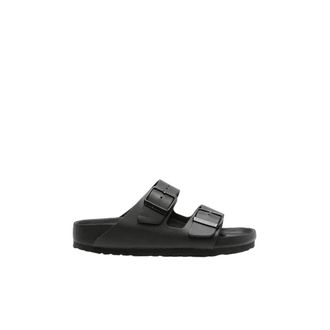 Birkenstock Natural Leather Sandals - unisex - Birkenstock - Sliders - Black - 4 UK - Shoes
