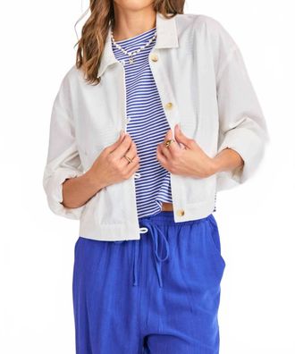 Sadie & Sage Ashore Jacket In White