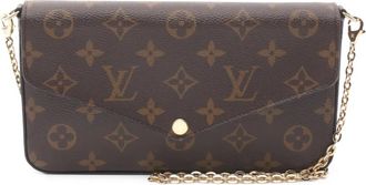 Louis Vuitton Portafoglio Felicie con monogramma anni 2010 - Marrone