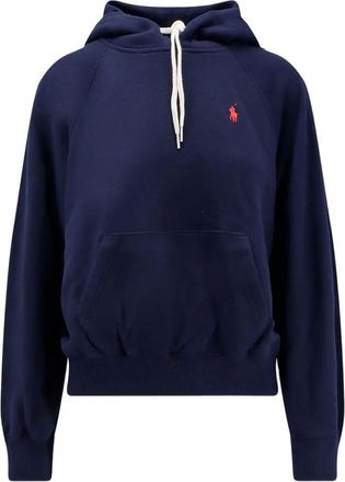 Polo Ralph Lauren Hoodie met Polo Pony-borduurwerk - Blauw